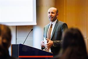 Generaldirektor für öffentliche Sicherheit Dr. Franz Ruf beim Festakt 50 Jahre Kriminalprävention im Bundeskriminalamt