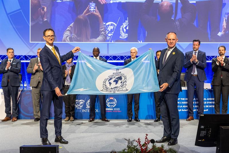 Feierlicher Abschluss der 91sten INTERPOL Generalversammlung.