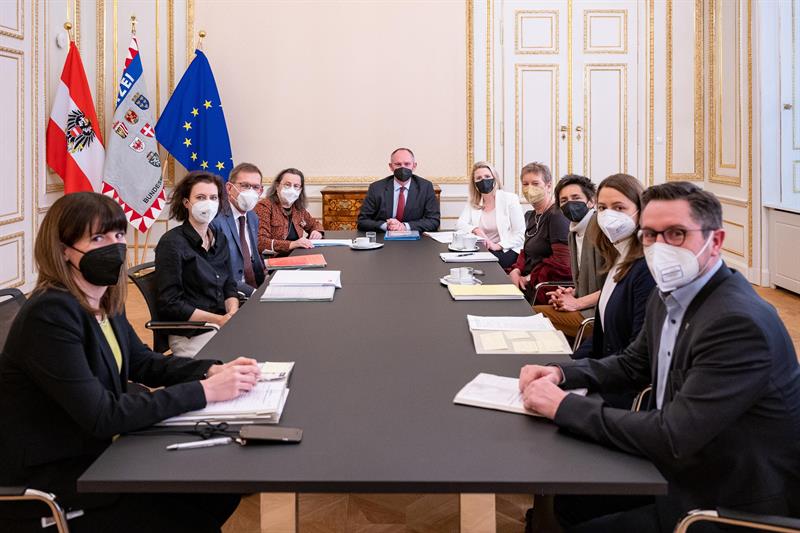 Am Sonntag, den 6. März 2022, fand im Innenministerium ein Treffen zum Thema Gewaltschutz statt.