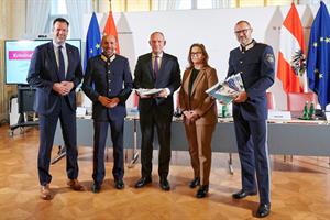 Andreas Holzer, Franz Ruf, Gerhard Karner, Katja Tersch und Andreas Pilsl.